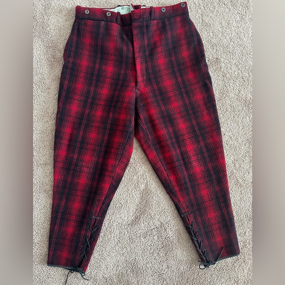 Vintage Woolrich Heavy-Duty Wool Lumberjack/Hunting Pants